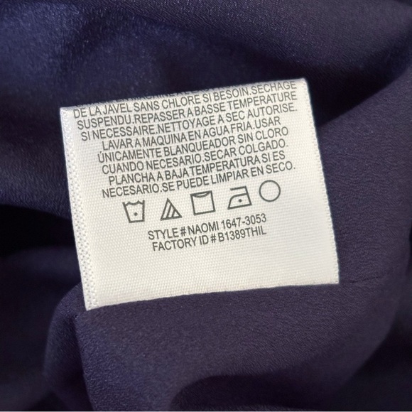 Dress The Population Naomi Maxi Dress Large Twisted Boysenberry NWT - Picture 9 of 10